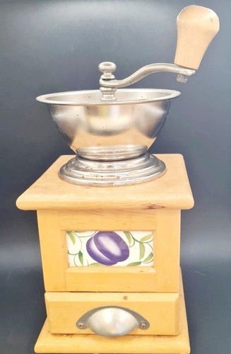 Coffee mill grinder - wooden, /