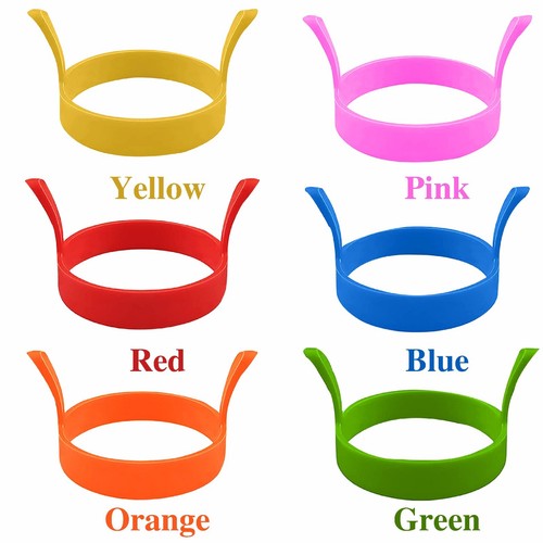 4pcs silicone egg frying - egg, ring