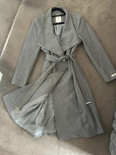 Ted Baker Coat Wool Grey  Long