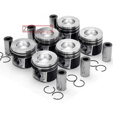 6pcs Pistons Rings Set Oversized +0.5mm For BMW 330d 530d E90 E91 N57 3.0 Diesel