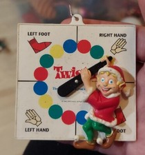 Basic Fun Hasbro “Twister” Game Spinner, Christmas Ornament, New