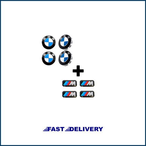 Bmw wheel centre caps - bmw, caps+