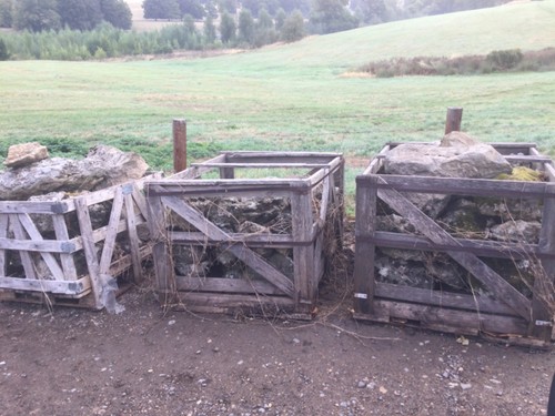 Rockery stones used - rockery,