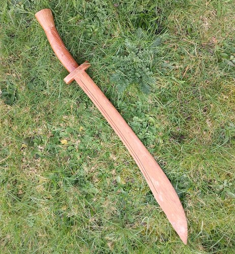Vintage wooden chinese pirate - vintage,