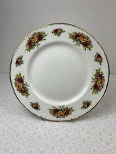 Elizabethan China English Garden Dinner Plate Unused Condition 27cm