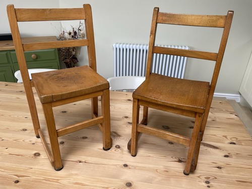 Two old solid wooden - solid,