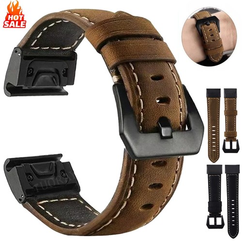 Leather watch band strap - leather,