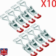 10x Adjustable Toggle Clamp For Holding Heavy Duty Box Catch Latch Hasp Clip UK