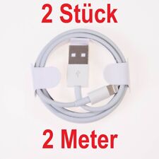 2x 2m Pack Charger Cable For iPhone 7 8 X XR XS 11 12 13 14 Pro Max iPad For Apple✅