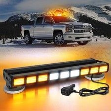 162 LED Roof Recovery Light Bar Amber Warning Strobe Flashing Beacon Magnetic /