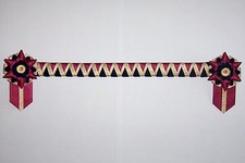 BURGUNDY NAVY AND GOLD -