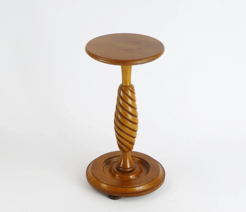 Vintage dark wooden barley - vintage,