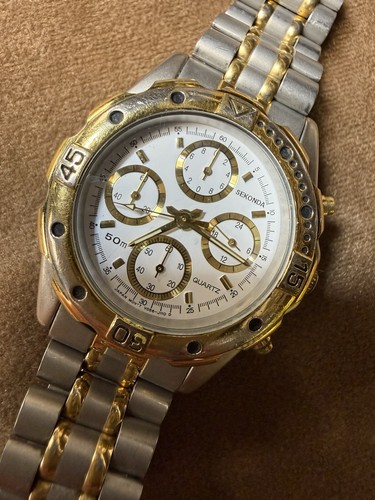 Vintage sekonda two - sekonda, two-tone