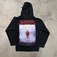 Lorna Shore Hoodie Crimson Death 2 Sided Graphic Black Sweatshirt Adult Medium