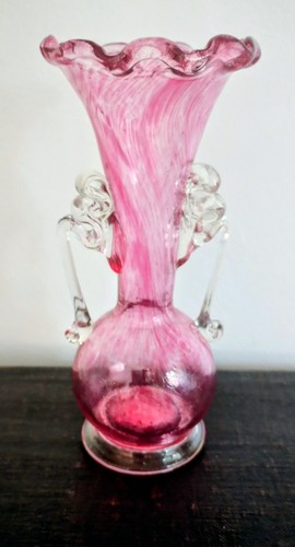 Decorative art glass stem - glass, vase