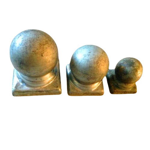 10pcs steel round ball top - steel,