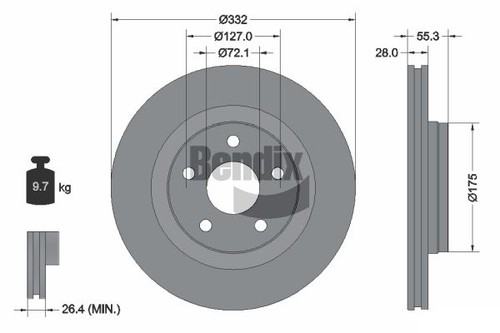 Pcs bendix braking - 2,