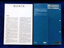 Opel Manta B price list