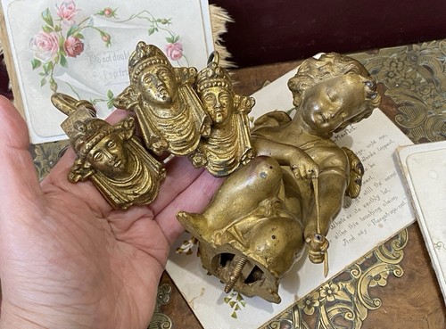 Antique gilt metal ciel - “ciel, de