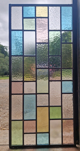 Stained glass panel - glass,