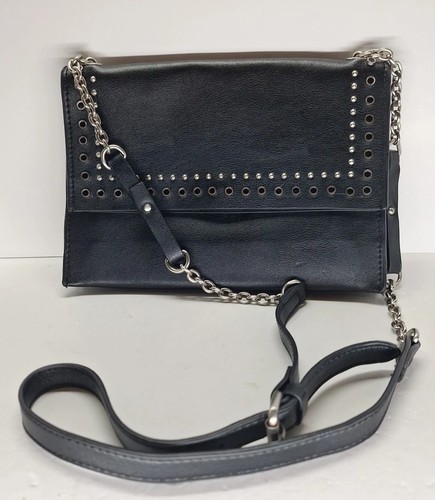 Zara grommet studded flap - flap, flat