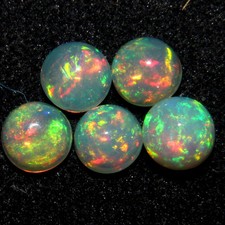 Fire Opal Round Ethiopian Fire