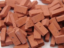 250 Stacey's 1:12th Scale REAL BRICK Miniature Bricks for Dolls houses & Models