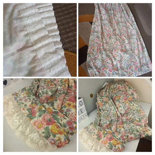 Pair vintage s floral - a,