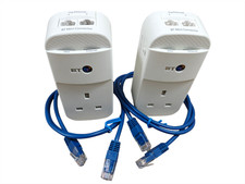BT Mini Connector v1 Powerline Adapter Kit Passthrough Socket 1Gbps Ethernet