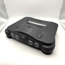 NINTENDO 64 N64 CONSOLE BLACK
