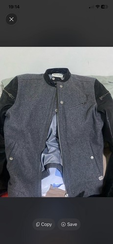 Diesel men grey black cow - men's, grey/black