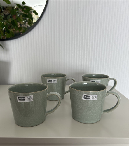 Set denby green - green, mugs-
