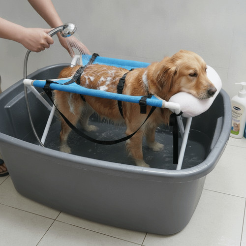Folding pet washing station - pet,