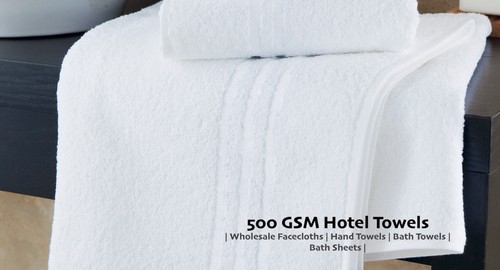 White hotel quality towels - hotel,