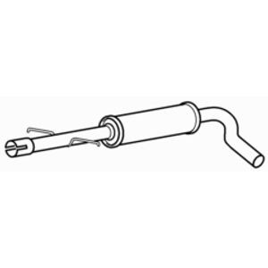 Quality centre exhaust middle - centre,