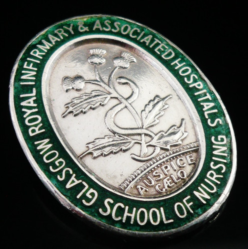 Sterling silver nursing badge - sterling,