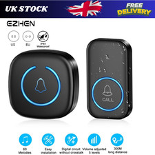 Wireless Doorbell Intelligent Welcome Door Bell 300M/ Home Smart Doorbell Plug
