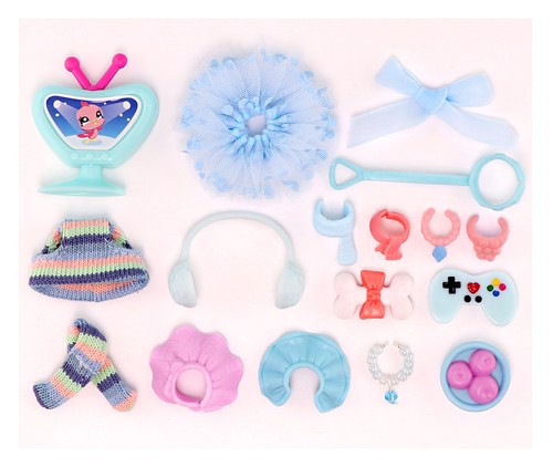 17pc blue lps accessories for - blue,
