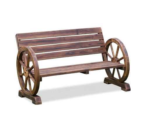 Seater wooden wagon wheel - 2-seater,