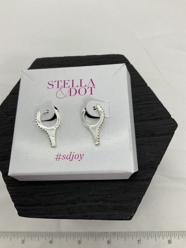 Stella dot silver tone clear - stella,