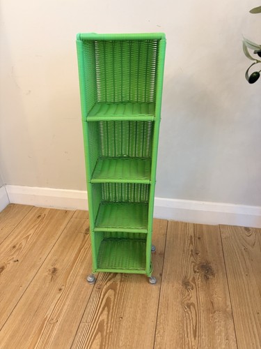 Vintage green wicker rattan - vintage,