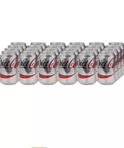 Crate cans diet - -, coca