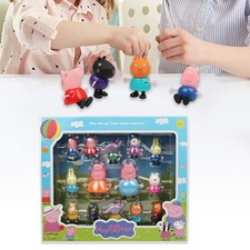 14Pcs Peppa Pig Toy Dolls Set