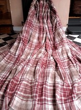 PAIR Dunelm Woven Check Tartan