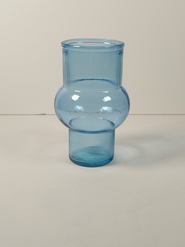 Ikea blue glass - blue, vase