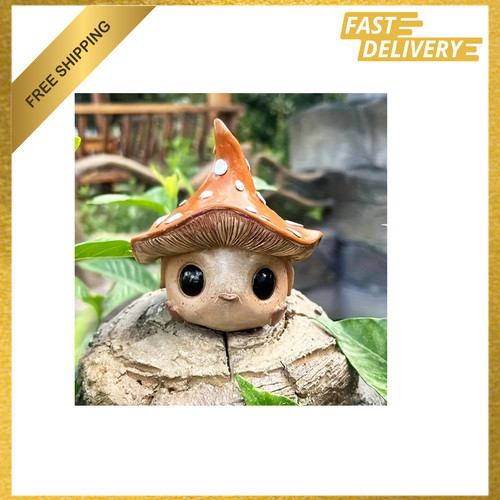 Mushroom garden statues - garden,