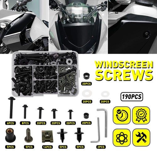 190pcs fairing bolts kit for - bolts,