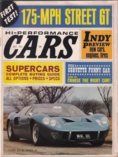 Hi-Performance Cars July 1967 – Ford GT40 Mark III / Build a Corvette Funny Car