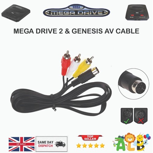 Sega mega drive rca cable - mega,