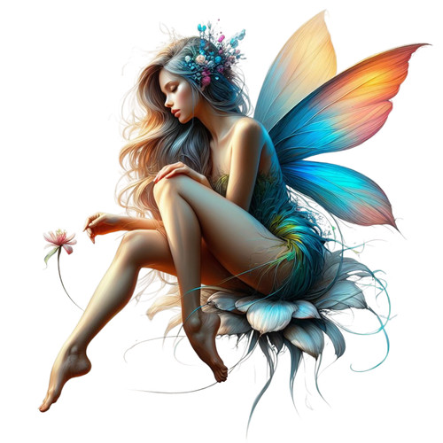 Beautiful fairy vinyl sticker - beautiful,